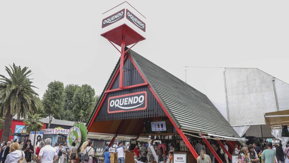 Stand de Oquendo en la Feria Internacional de Muestras.
