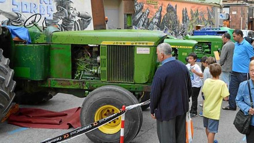 Exposició de tractors antics en l&#039;última edició de l&#039;ExpoBages