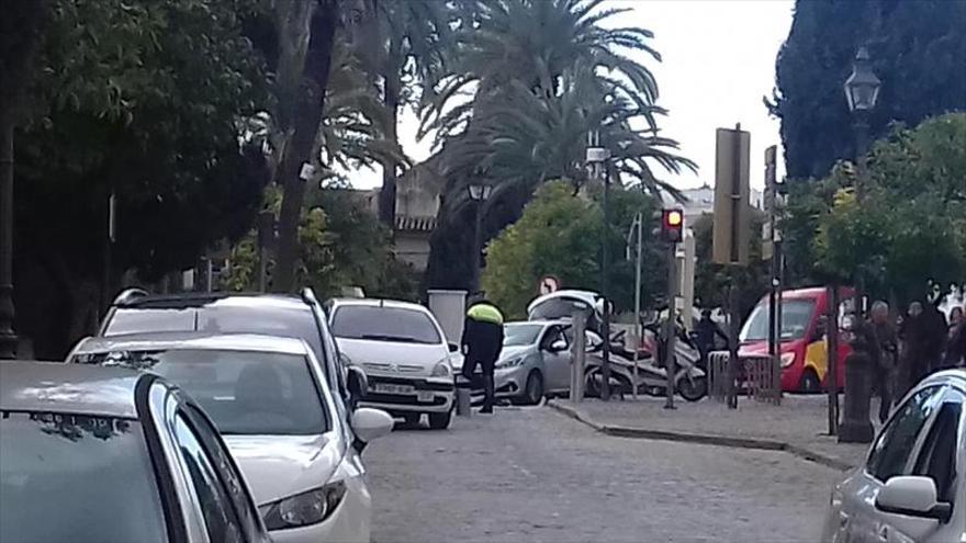 Accidente en la pilona de Amador de los Ríos