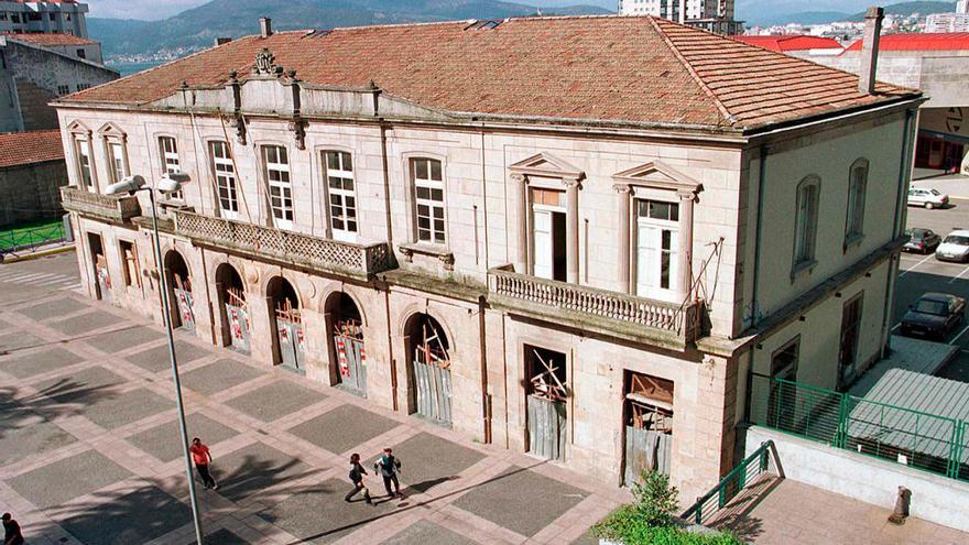 La primera estación del ferrocarril de Vigo.// FdV