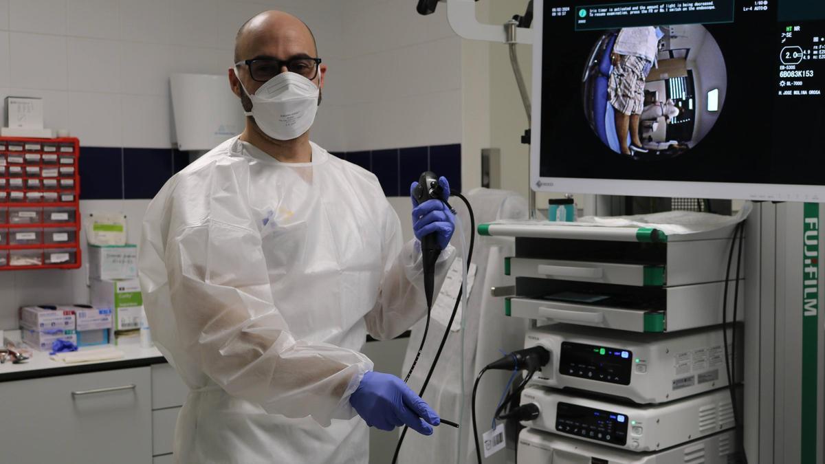 Nuevo videobroncoscopio de alta resolución el Hospital Universitario de Lanzarote Doctor José Molina Orosa adquirido con fondos REACT UE.