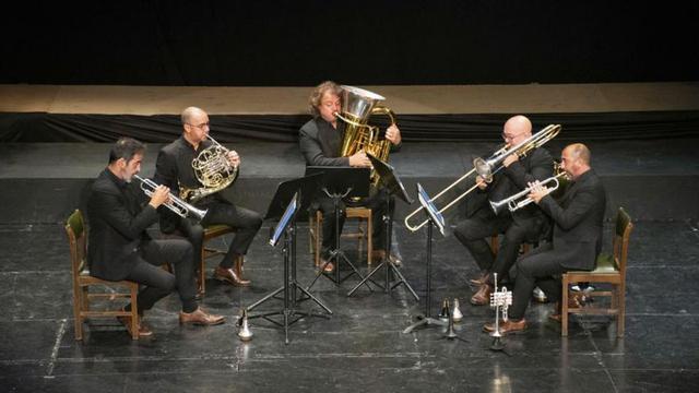 El quintet valencià ‘Spanish Brass’ actua en el Festival de Música de Cerdanya a Puigcerdà | AJ. PUIGCERDÀ