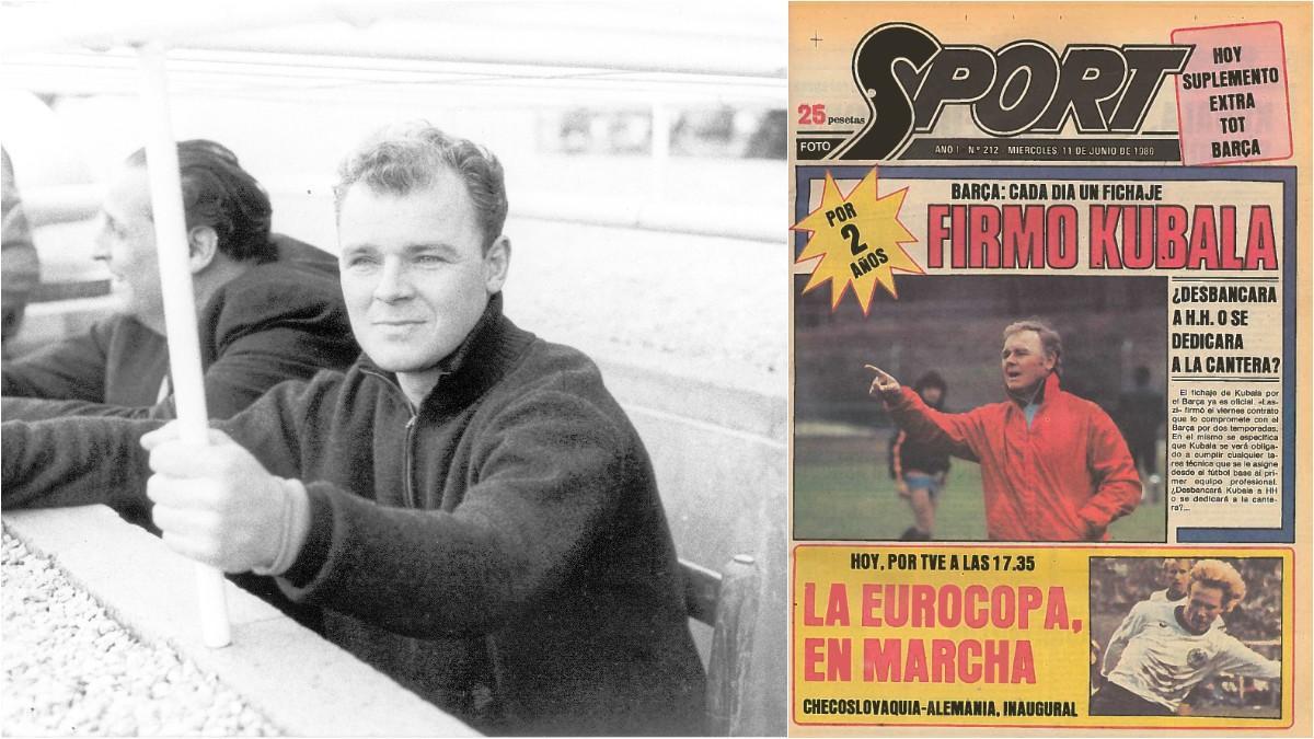 Kubala triunfó como jugador pero no tuvo éxito como técnico del Barça