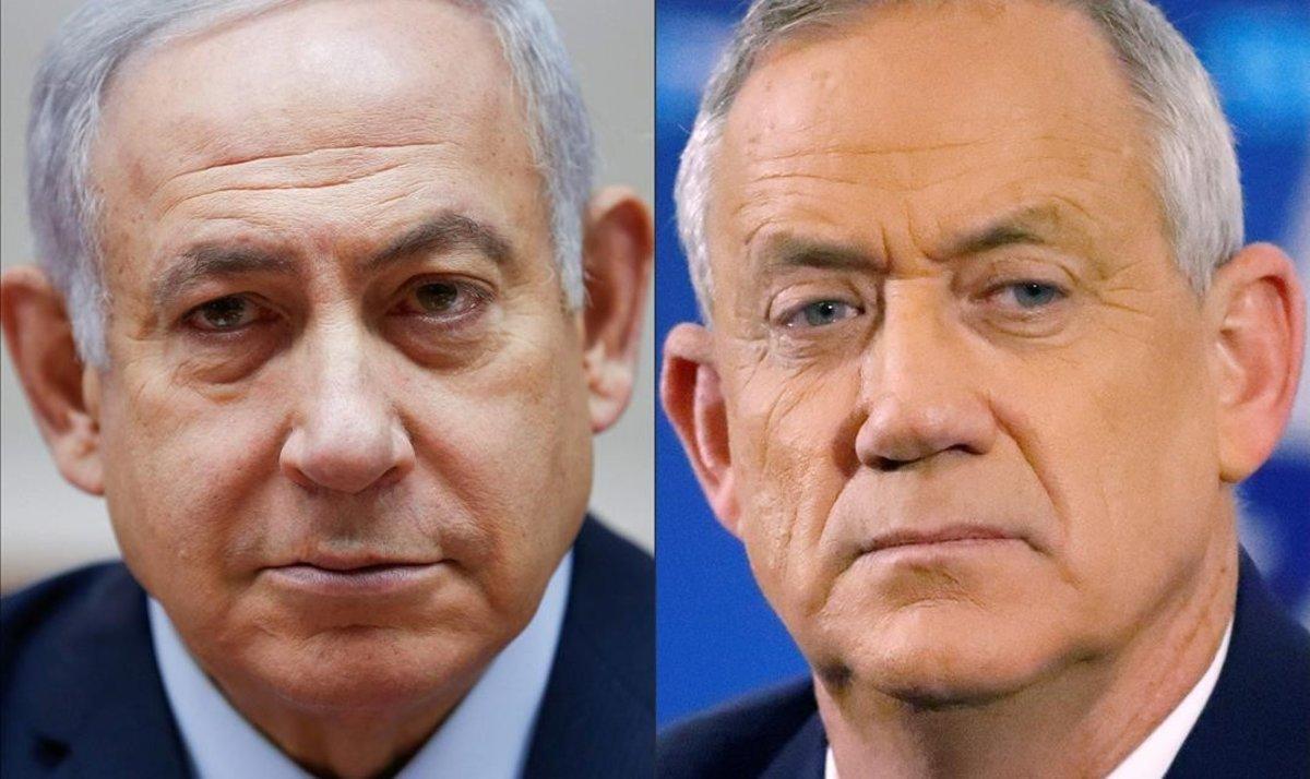 zentauroepp53123175 netanyahu  gantz200416133059