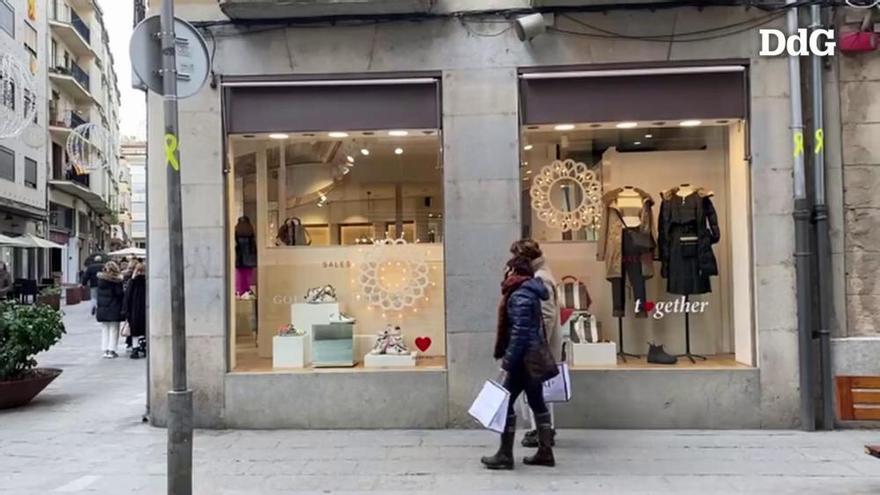 Els comerciants de Girona esperen «mig salvar» les rebaixes entre setmana