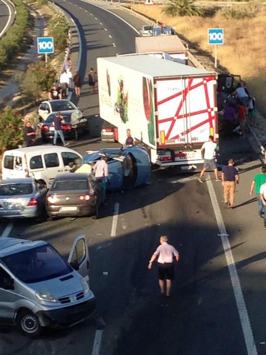 Grave accidente en Sangonera la Seca