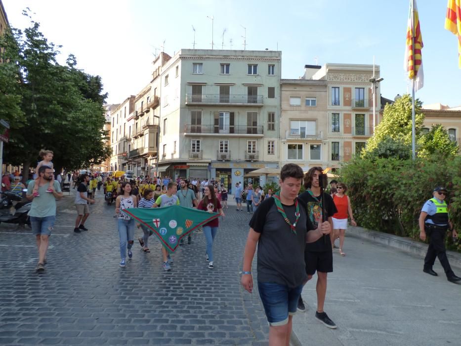 Nit de revetlla amb la Flama del Canigó