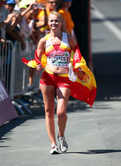 Julia Takacs, medalla de bronce en 50 km marcha en los Europeos