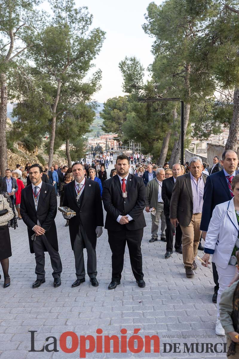 Procesión de subida a la Basílica en las Fiestas de Caravaca