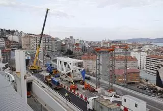 Arrancan los cortes de tráfico nocturnos de la AP-9 en Vigo