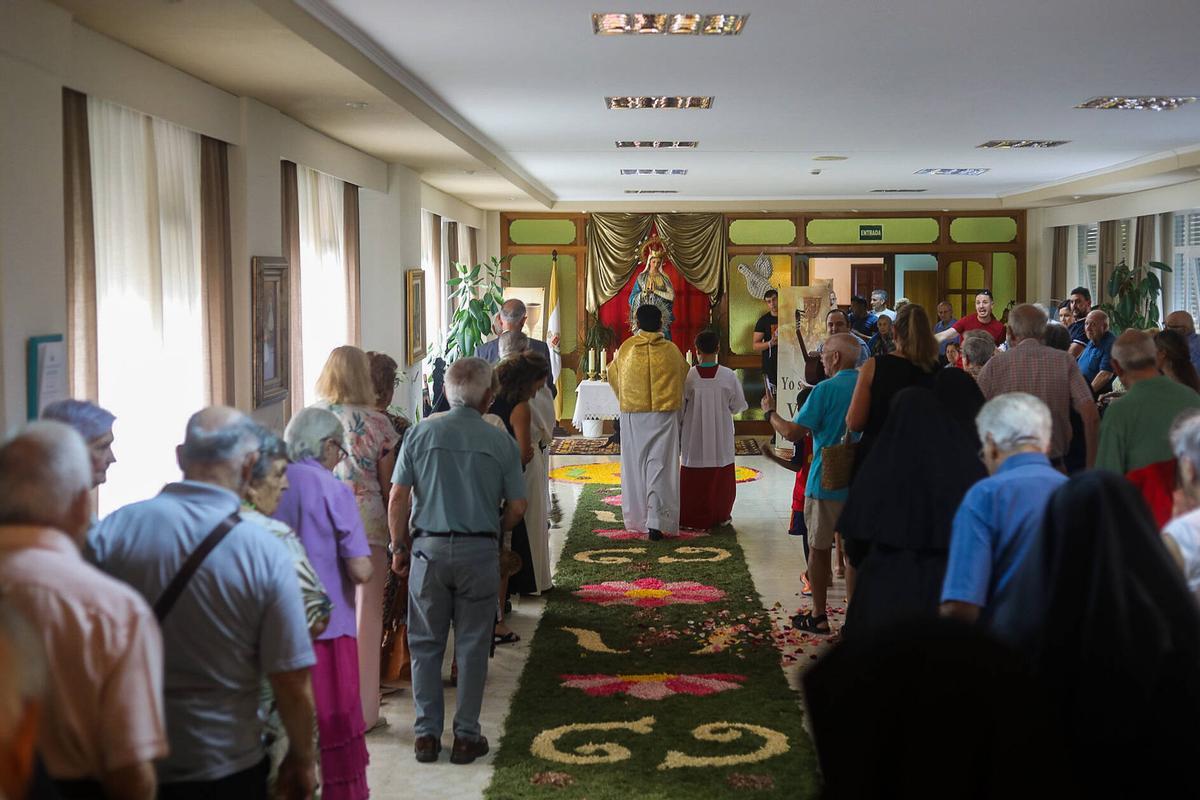 El Perdigón diseña la alfombra floral para las Hermanitas de los Ancianos Desamparados El Perdigón diseña la alfombra floral para las Hermanitas de los Ancianos Desamparados