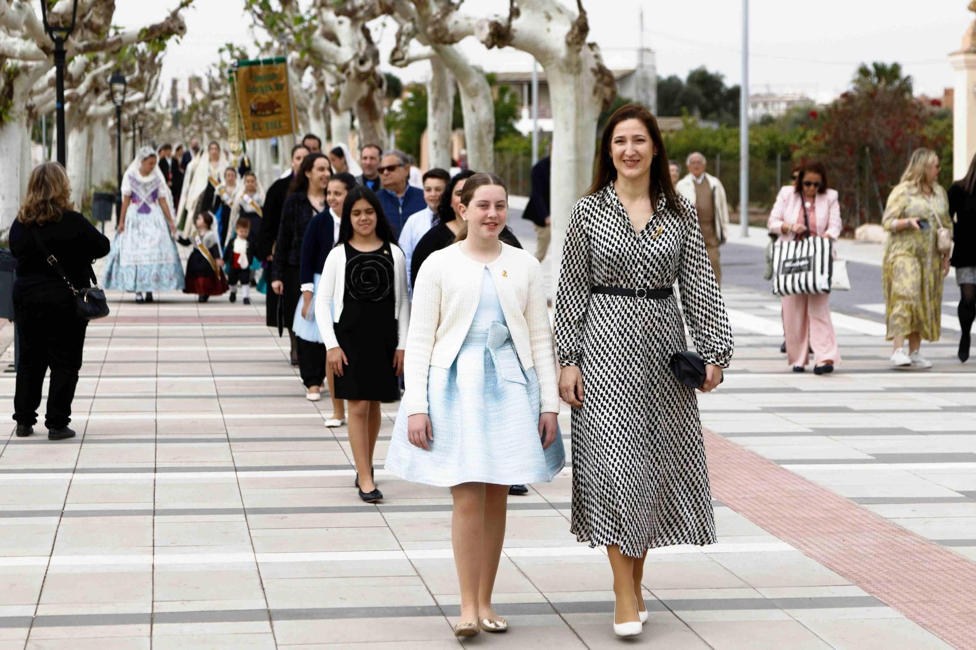 Nombramiento de la Virgen de Lledó como presidente de honor de la gaiata 10