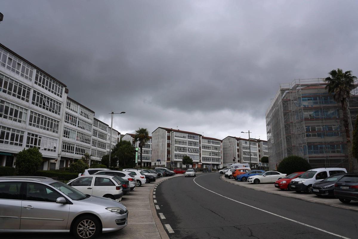 Avenida de Castelao, arteria principal de Vite