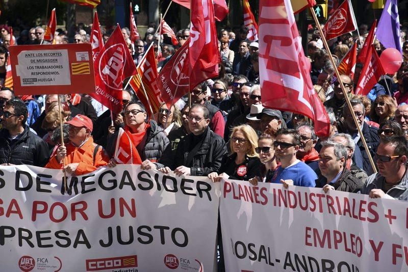 Fotod de la manifestación 1 de mayo- Día del trabajador