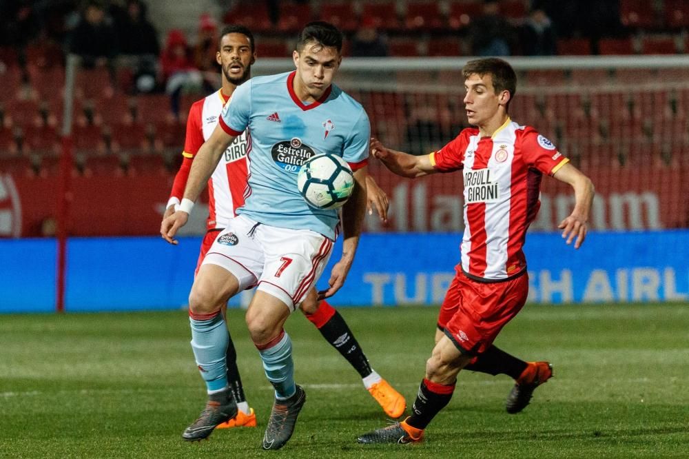 El Celta no pudo superar al Girona en Montilivi // Eddy Kelele