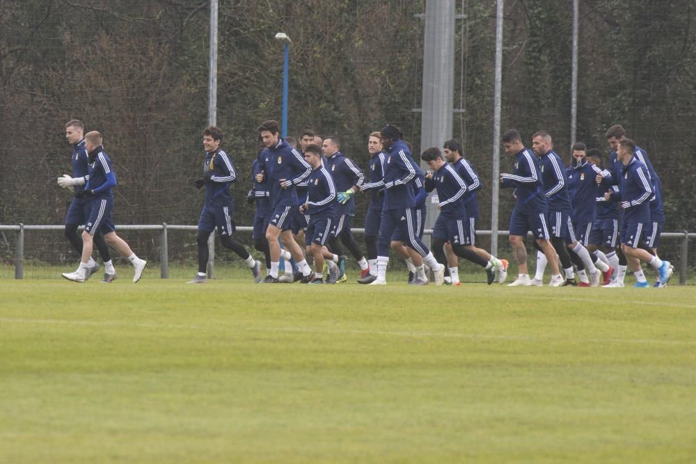 El primer día de Lunin y Luismi en El Requexón