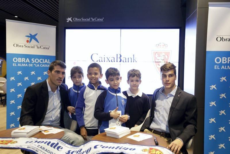 El Real Zaragoza participa en la campaña "Ningún niño sin juguete"