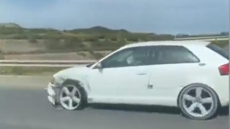 El vehicle que va conduir de forma temerària a l&#039;A-7, a Andalusia