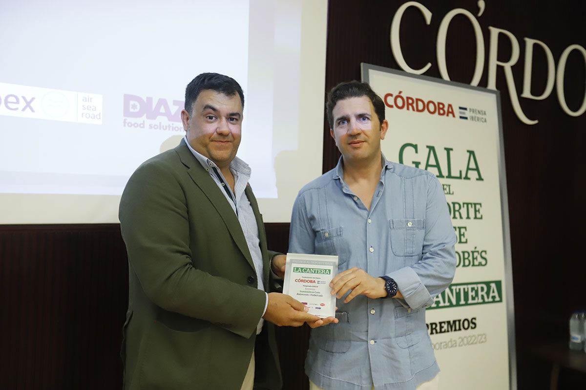 Premio mejor empresa: Suministros Coto. Julio Díaz y Manuel Jesús Coto.