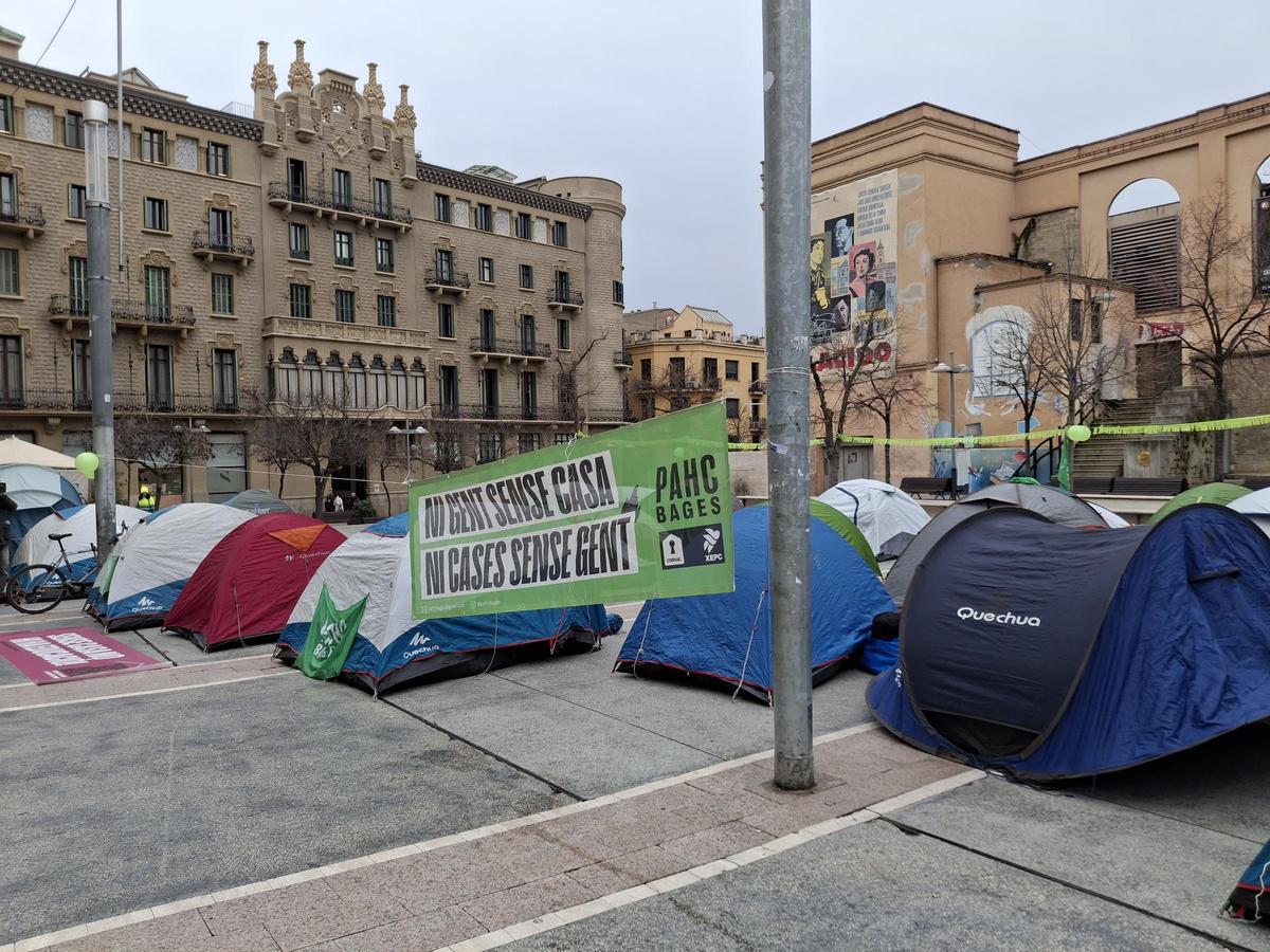 L'acampada es va dissoldre aquest dijous al migdia