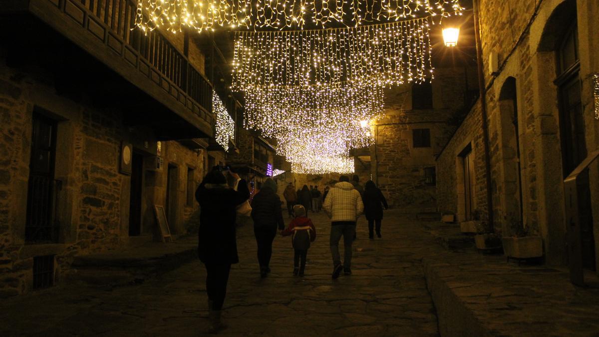 Iluminación navideña en Puebla de Sanabria
