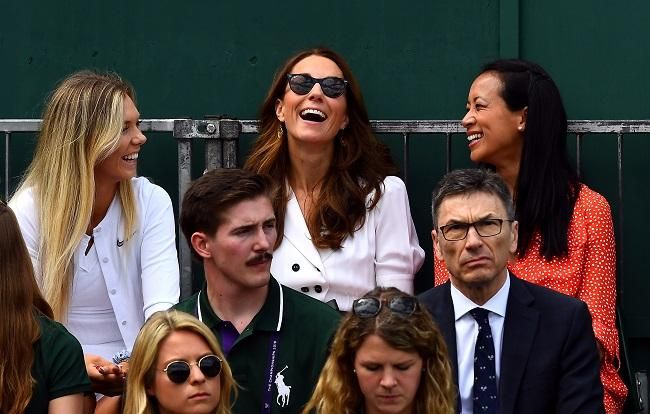 Kate Middleton, durante un partido del Campeonato de Wimbledon
