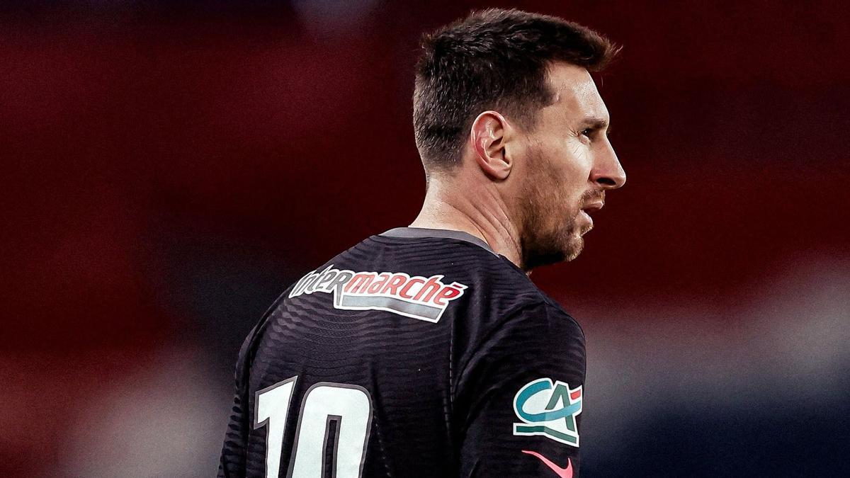 Messi, con el dorsal 10 ayer frente al Niza