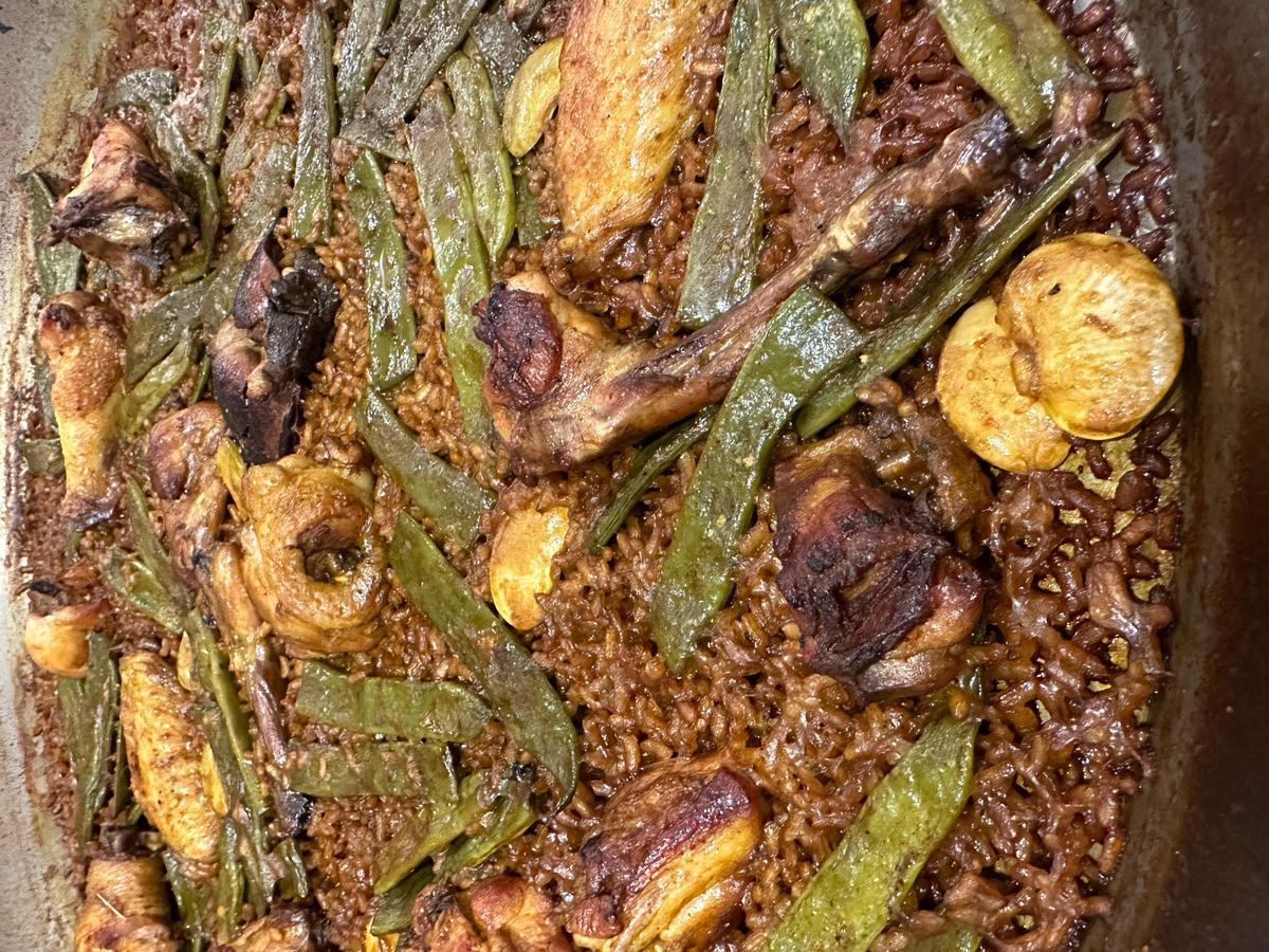 Paella valenciana en Vadebo Restaurant