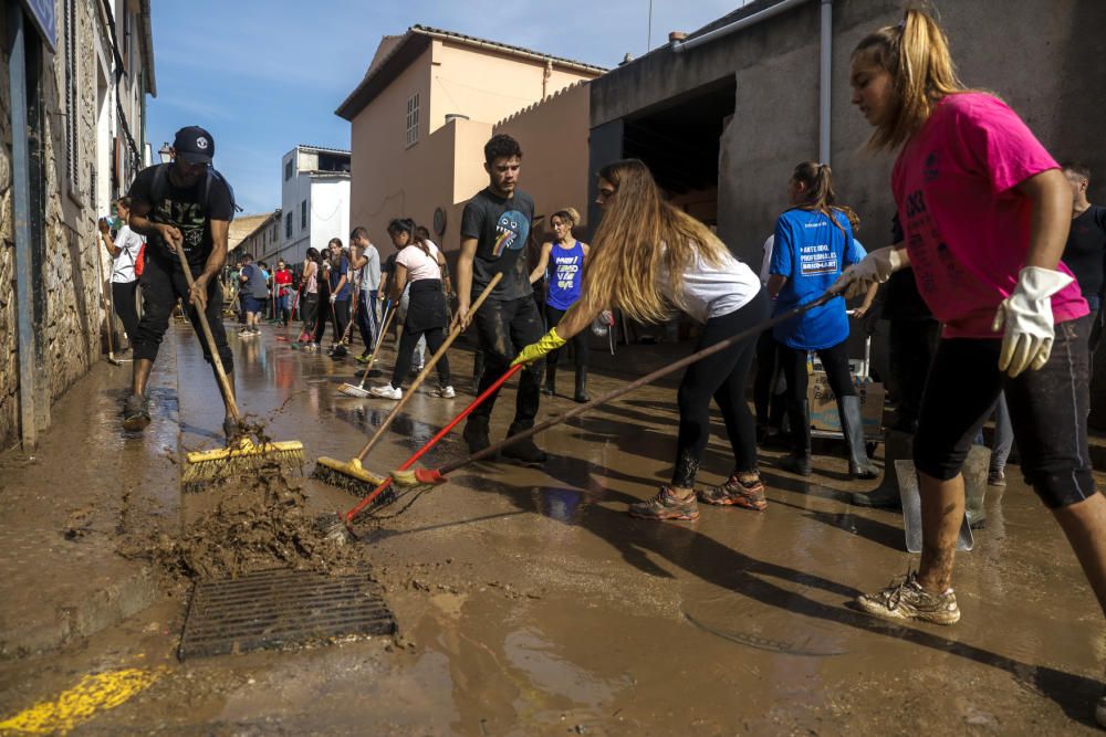 Una riada de solidaridad inunda Sant Llorenç