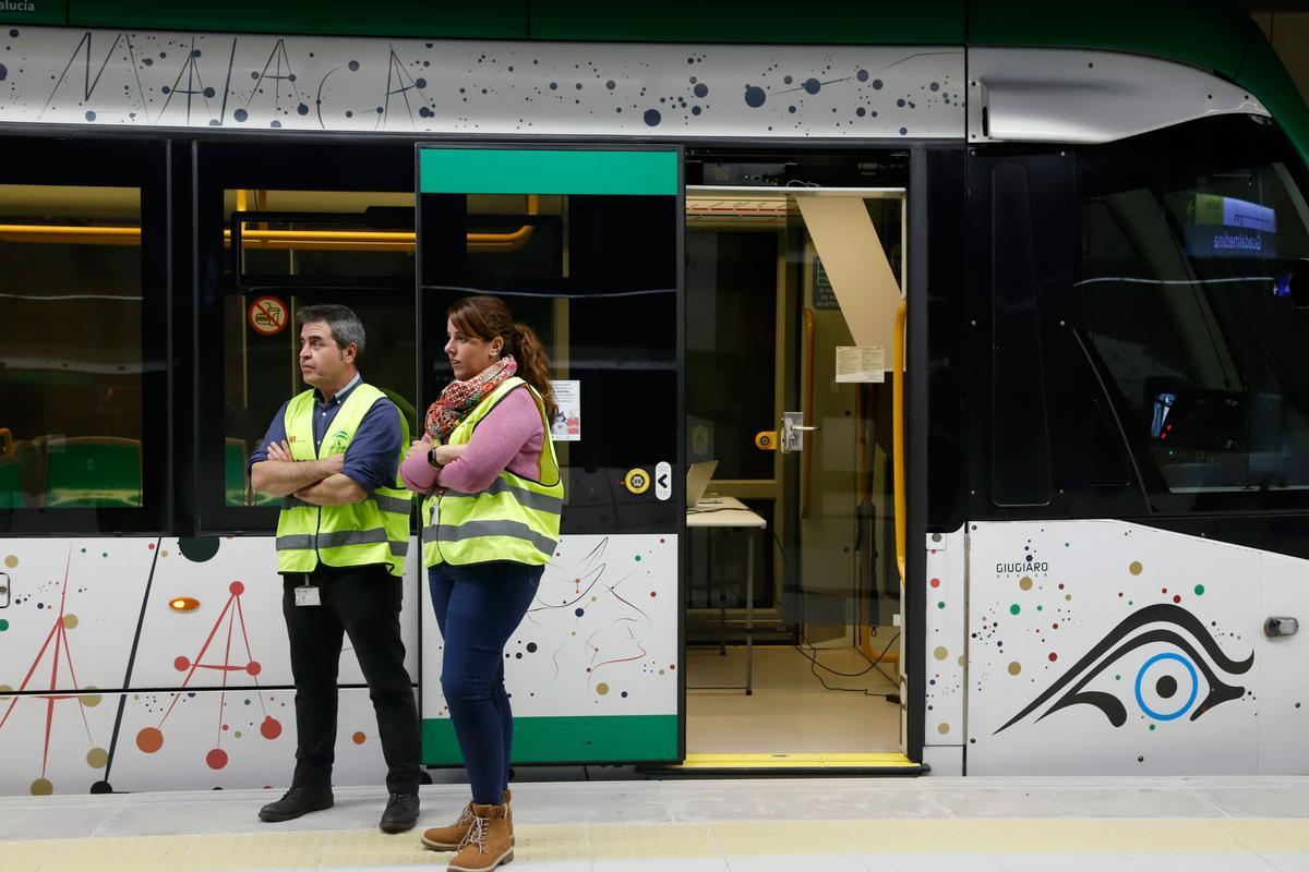 Pruebas de seguridad del metro de Málaga