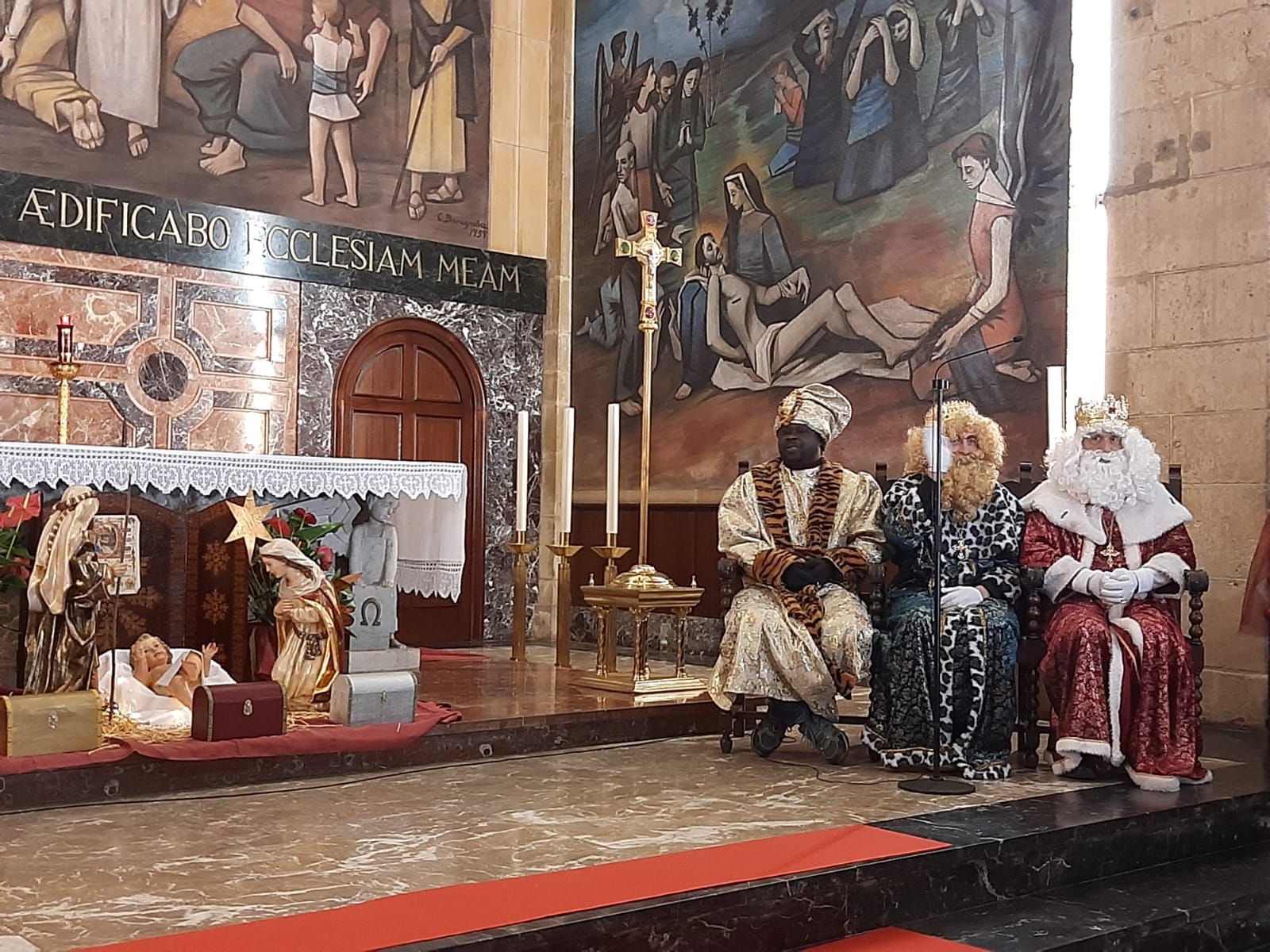 Adoración de los Reyes Magos al Niño Jesús en Pola de Siero