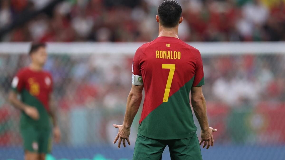 Cristiano Ronaldo, durante la victoria de Portugal ante Uruguay