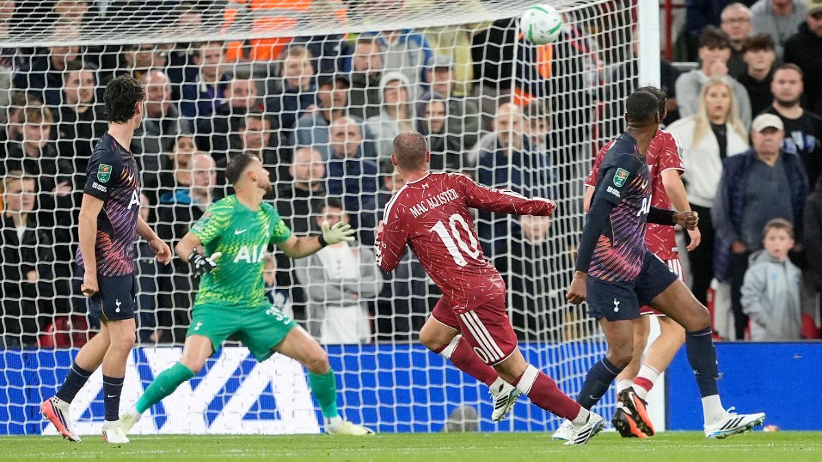 El Liverpool fulmina al Tottenham de la Copa