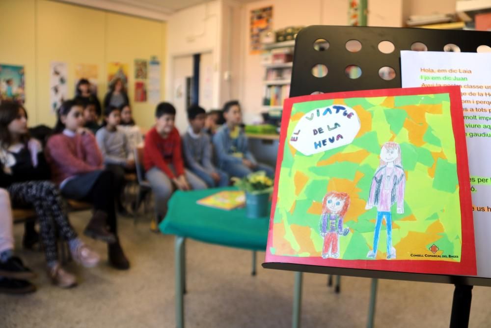 Alumnes de l'escola Puigberenguer creen un conte sobre els refugiats