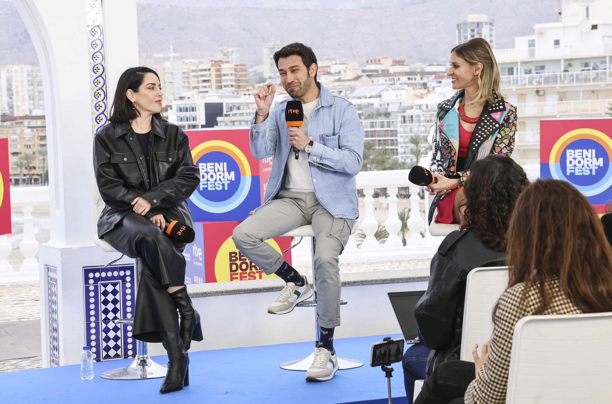 Así ha sido la rueda de prensa con los presentadores del Benidorm Fest 2024