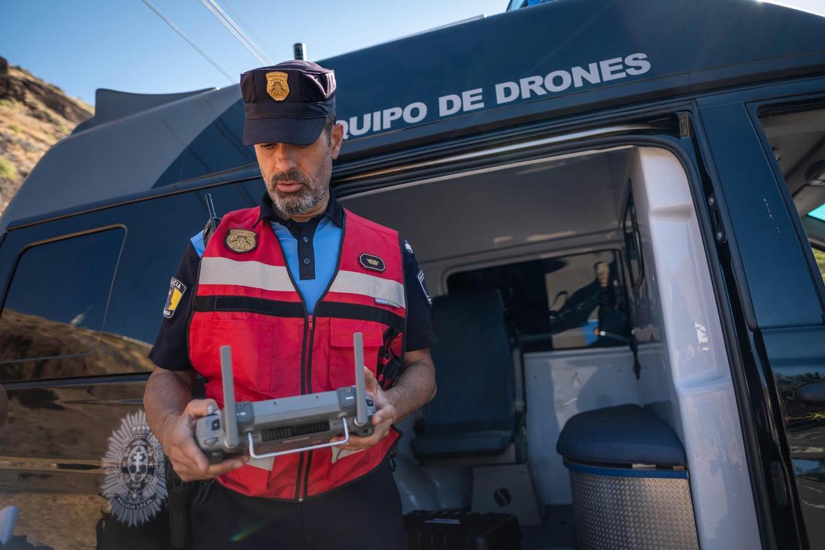 Drones de la Policía de Santa Cruz