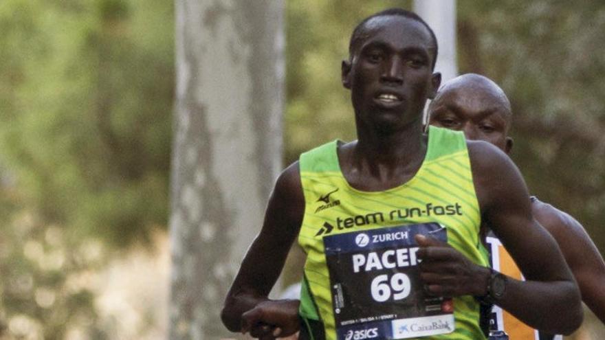 El keniano Jonah Kipkemoi Chesum, en la maratón.