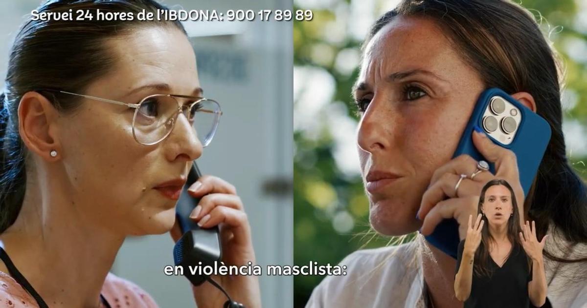 Imagen del 'spot' publicitario del servicio del IBDona.