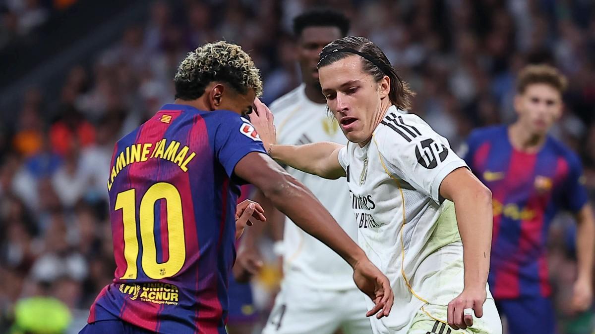 El duelo entre Lamine y Carreras siempre es interesante