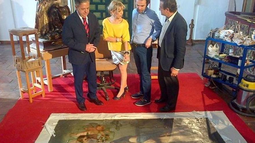 El coro de la Merced acoge una muestra sobre su restauración