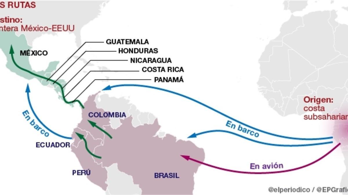 Cada vez más inmigrantes subsaharianos eligen viajar hacia América para empezar de nuevo en EEUU, lejos de la inestabilidad política y precariedad económica de sus países de origen.
