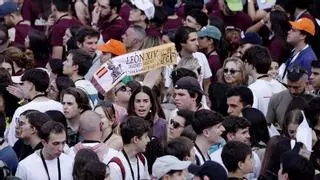 Ambiente en Madrid por la visita del Papa León XIV