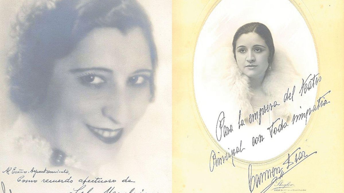 Carmen Díaz y Lola Membrives