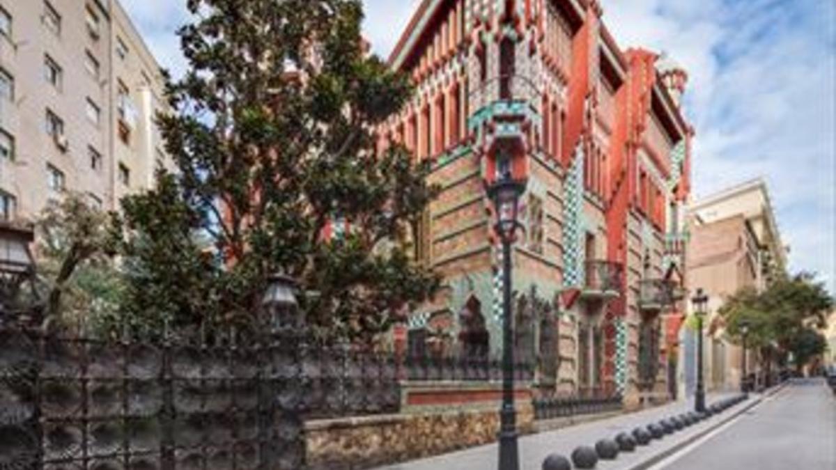 Una ventana de la Casa Vicens.