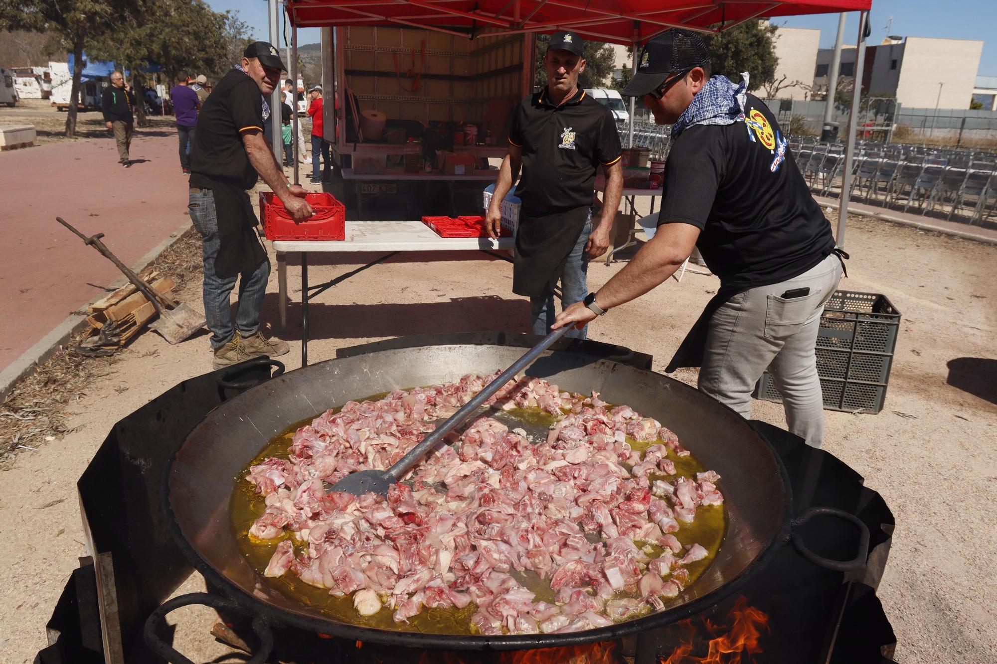 Todas las imágenes del concurso de paellas de intercollas de la Magdalena 2023