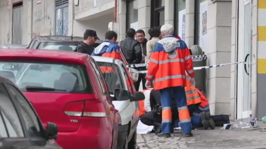 Dos muertos en Vigo tras un tiroteo en un banco