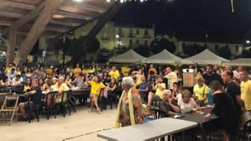 Un moment dels actes celebrats al Cobert de la Màquina de Batre