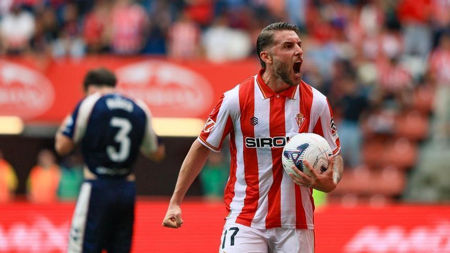 Casas guía al Sporting hacia los tres puntos: victoria sufrida (3-2) ante el Celta Fortuna con doblete del cordobés