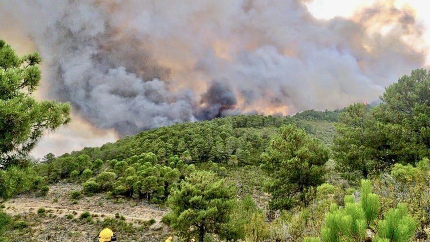 Soraya Arnelas visita Las Hurdes y donará su caché a empresas afectadas por los incendios