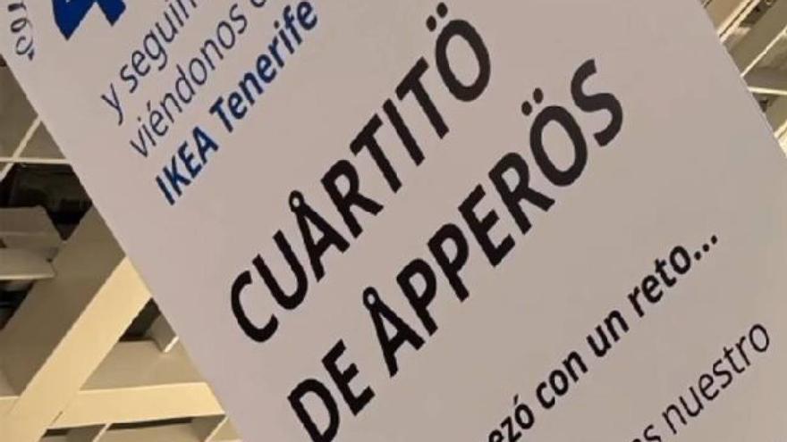 Se la mandaron: el cuartito de aperos llega a Ikea Tenerife